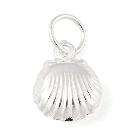 Sterling Sølv 925 musling Vedhæng,(13,5x8 mm) - Uniq Perler - 114994