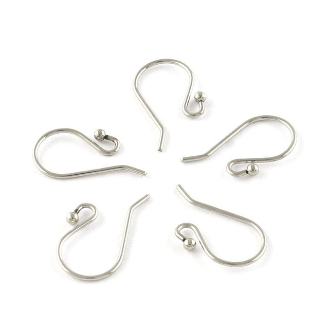 Sterling Sølv 925 Ørekrog Med Kugle, (19mm) - Uniq Perler - 489370