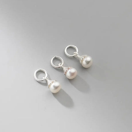 Sterling Sølv 925 Perle Vedhæng, 5mm - Uniq Perler - 0001489339