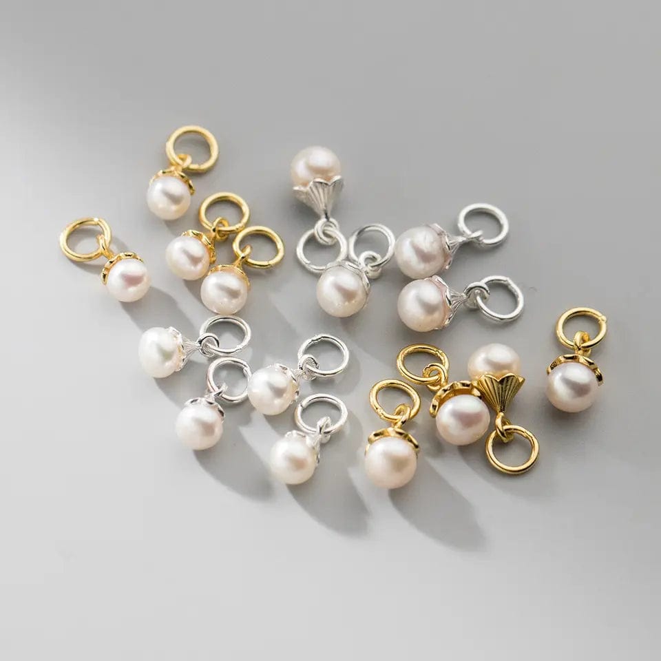 Sterling Sølv 925 Perle Vedhæng, 5mm - Uniq Perler - 0001489339