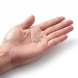 Sterling Sølv 925 Perler, 2mm,(50 Stk) - Uniq Perler - 1111490013