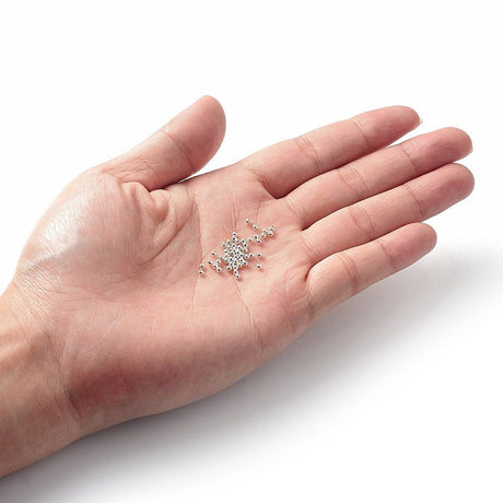 Sterling Sølv 925 Perler, 2mm,(50 Stk) - Uniq Perler - 1111490013