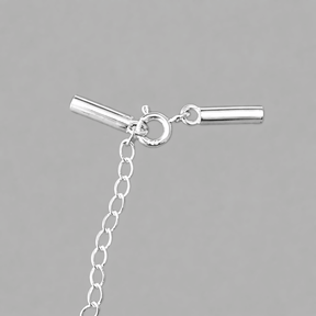Sterling Sølv Endestykker Med Lås - (10x3mm) - Uniq Perler - 111194