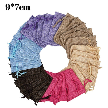 Stofposer med Snøreluk – Farve Mix (9x7cm) 30 stk - Uniq Perler - 