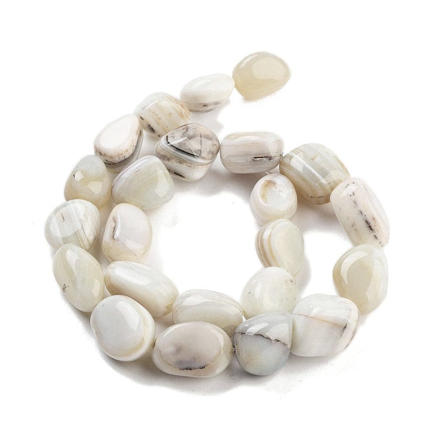 Stribe Agat – Nuggets (9 - 18mm) - Uniq Perler - 113244