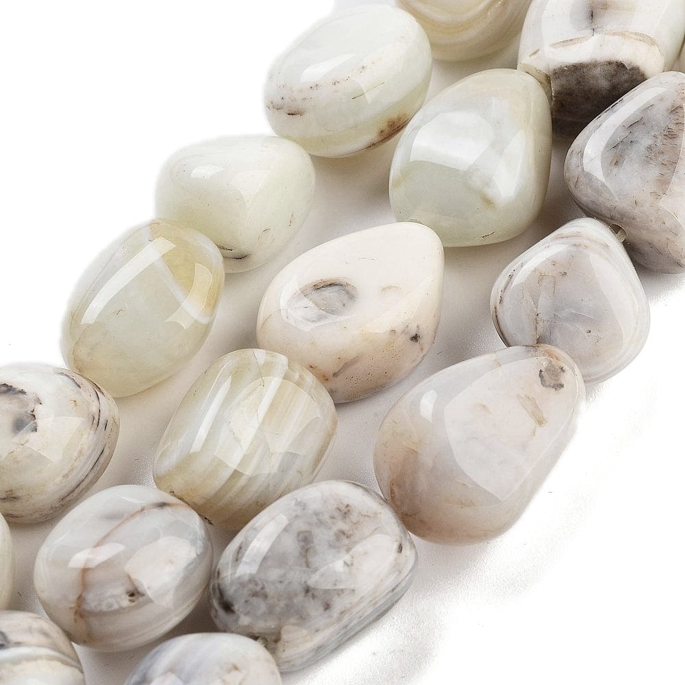 Stribe Agat – Nuggets (9 - 18mm) - Uniq Perler - 113244