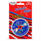 Super Stærk Elastiksnor - Klar (0,8mm, 5 Meter) - Uniq Perler - 125340