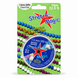 Super Stærk Elastiksnor – Klar (1,5mm, 4 Meter) - Uniq Perler - 125324