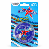 Super Stærk Elastiksnor - Sort (0,5mm) 10 Meter - Uniq Perler - 113513