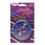 Super Stærk Sort Elastiksnor – (0,7mm, 5 Meter) - Uniq Perler - 206734