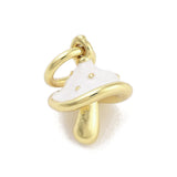 Svampe Vedhæng – Langtidsholdbar 18K Forgyldt (7,5x9mm) - Uniq Perler - 114716