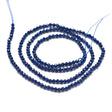Syntetiske Ædelstensperler – Imitation Safir, Facetteret Rund (2mm, Streng) - Uniq Perler - 