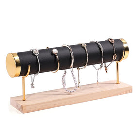 T-förmiges Armbanddisplay – Schwarzer Stoff (29x7x12,5 cm) - Uniq Perler - 111655