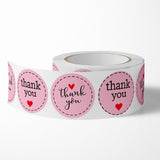 Thank You Klistermærker På Rulle – (25mm) 1 Rulle, 500 stk - Uniq Perler - 126225
