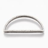 Tibetansk Style Link Ringe – Halvrunde, (15x29.5x2.5mm) 6 stk. - Uniq Perler - 