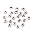 Tibetanske Blomst Spacer Perler – Antik farvet (5,5mm) 10 stk. - Uniq Perler - 116985