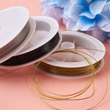 Tiger Tail Wire - 3 Farver, Nylon Coated Stål, (0,45mm, 165m) - Uniq Perler - 113989