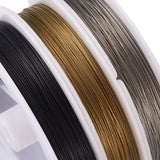 Tiger Tail Wire Sæt - 0.38mm Nylon Coated (3 Farver, 180m) - Uniq Perler - 1111490027