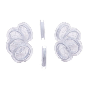 Tiger Tail Draht - White Smoke, Nylonbeschichteter Stahl (0,38mm, 10m) - Uniq Perler - 1111490029