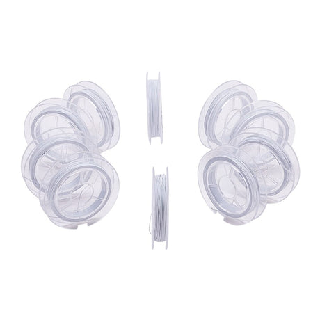 Tiger Tail Wire - White Smoke, Nylon Coated Stål (0,38mm, 10m) - Uniq Perler - 1111490029