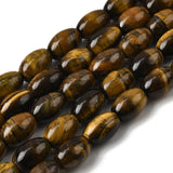 Tigerøye Perler – Risformede AB (12x8,5mm) - Uniq Perler - 117280