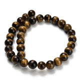 Tigerøje Perler – Runde (12mm) Grade A - Uniq Perler - 