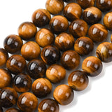 Tigerøje Perler – Runde (14mm) Grade A - Uniq Perler - 