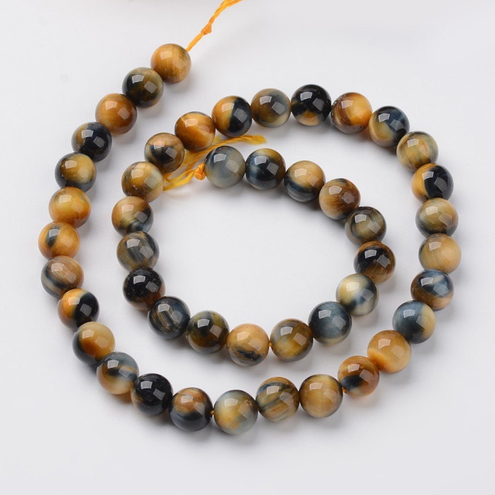 Tigerøye Perler – Runde (6mm) - Uniq Perler - 117270