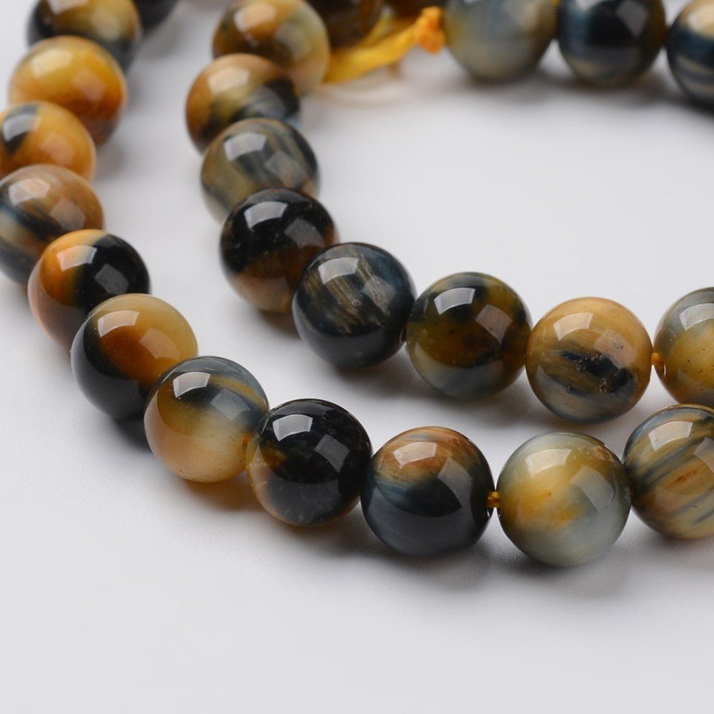 Tigerøye Perler – Runde (6mm) - Uniq Perler - 117270