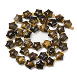 Tigerøje Perler – Stjerneformede (10x9x6mm) - Uniq Perler - 