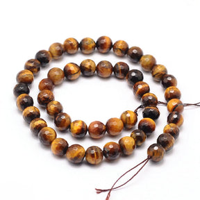 Tiger Eye Stone – Faceted (14mm) - Uniq Perler - 113929