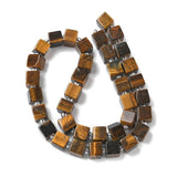 Tigerøje Sten – Kubeformet (8x8x8mm) - Uniq Perler - 116113