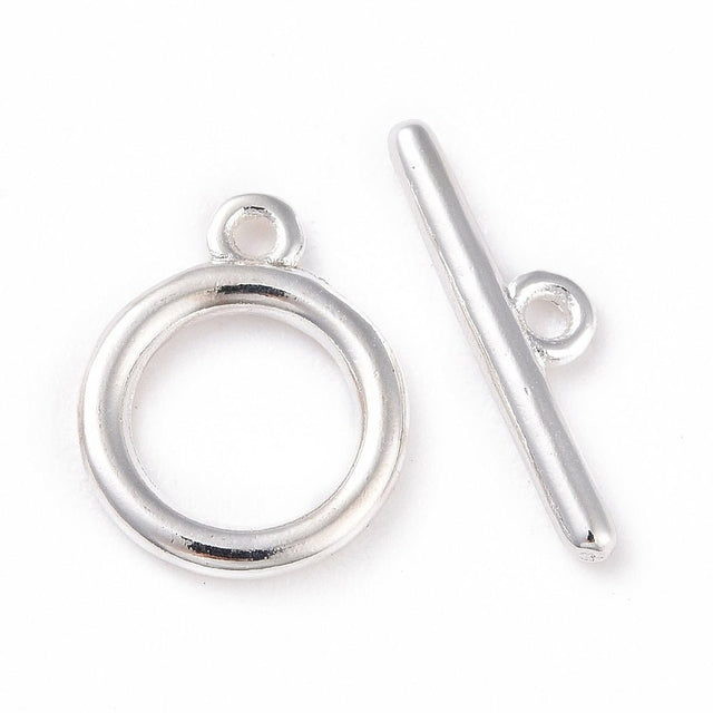Umschalten Verschluss – langlebiges versilbertes Messing (12x10mm)