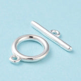 Umschalten Verschluss – langlebiges versilbertes Messing (12x10mm)