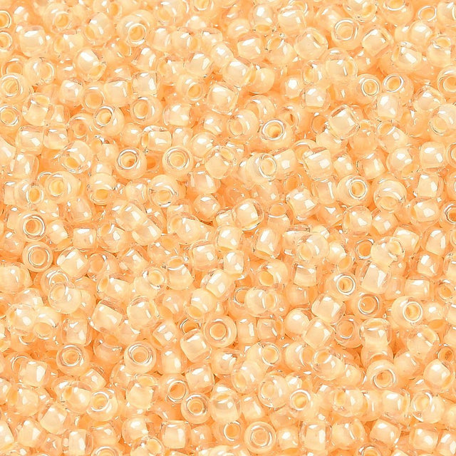 TOHO Seed Beads – TR 352, Inside Color Krystal/Butter Yellow (11/0) 10gr - Uniq Perler - 119764
