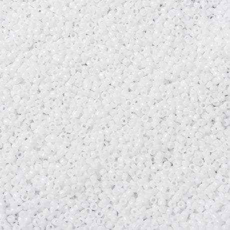 TOHO Seed Beads – Opaque Vit, runda 11/0 (2,2 mm)