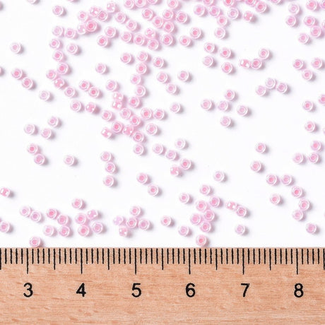 TOHO Seed Beads – Ceylon Baby Pink Pearl, Round (2.2mm) 11/0
