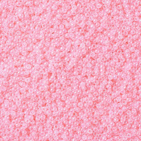 TOHO Seed Beads – Ceylon Baby Pink Pearl, Round (2.2mm) 11/0
