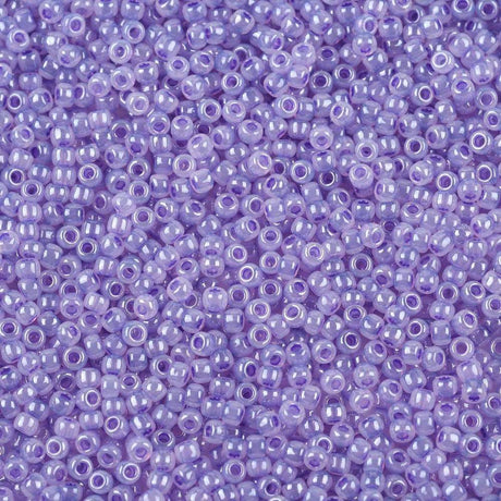 TOHO Seed Beads – Ceylon Lavender Pearl, Round (2.2mm) 11/0