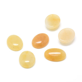 Topas Jade Cabochon – Oval (18x13mm) 1 stk - Uniq Perler - 