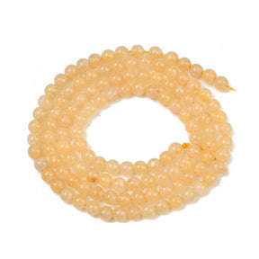 Topaz Jade Perler – Runde (3mm) Grade A - Uniq Perler - 123802