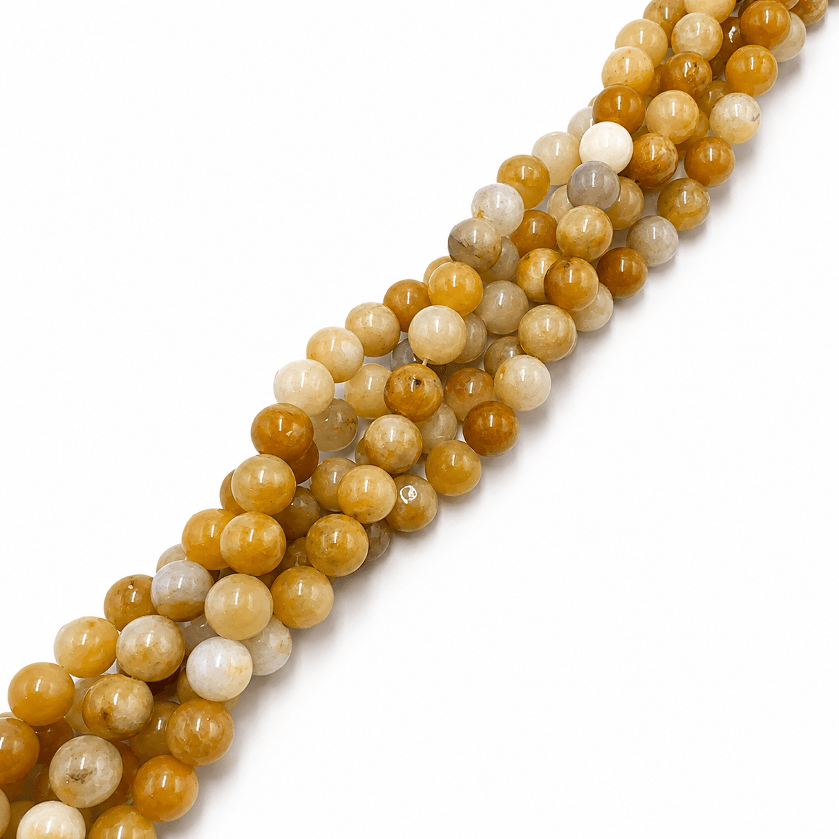Topaz Jade - Rund (8.5mm) - Uniq Perler - 117574