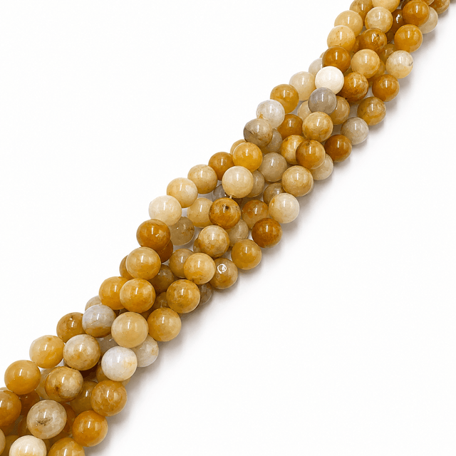 Topaz Jade - Rund (8.5mm) - Uniq Perler - 117574