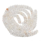 Topaz Perler – Klar, Facetteret Rondel (3mm) - Uniq Perler - 114318