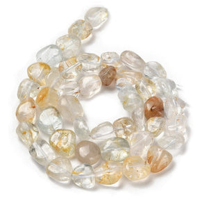 Topaz Pearls – Nuggets, Clear (4.5–13mm) - Uniq Perler - 