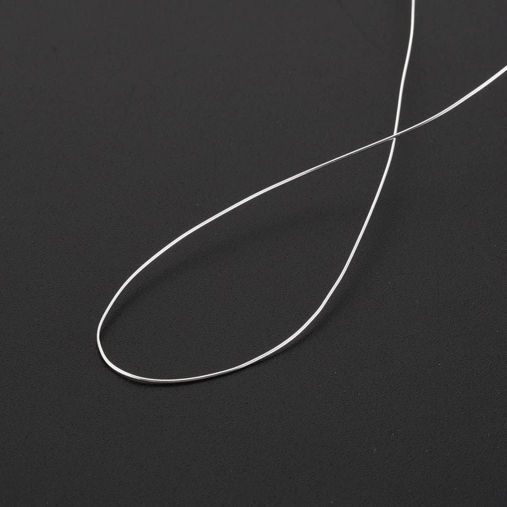 Tråd etc Kobber Wire, Forsølvet, 0,4mm, 15m