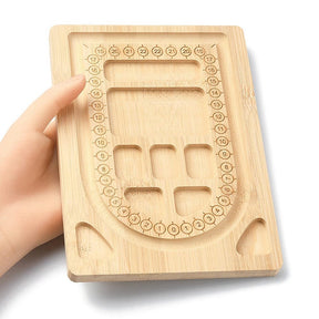 Wood Display For Measuring Bracelets, (19.5x14x1cm) - Uniq Perler - 114264