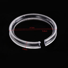 Transparente Armbåndholdere (5,6mm) 4 stk - Uniq Perler - 112486