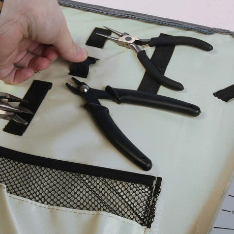 Transportabel Opbevaringstaske Fra Beadsmith, incl. værktøjssæt - Uniq Perler - 115296