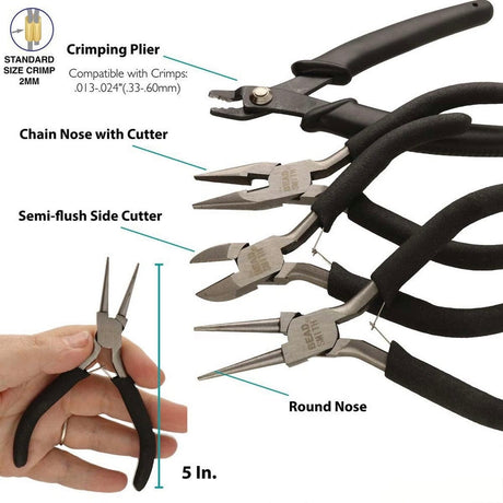 Transportabel Opbevaringstaske Fra Beadsmith, incl. værktøjssæt - Uniq Perler - 115296